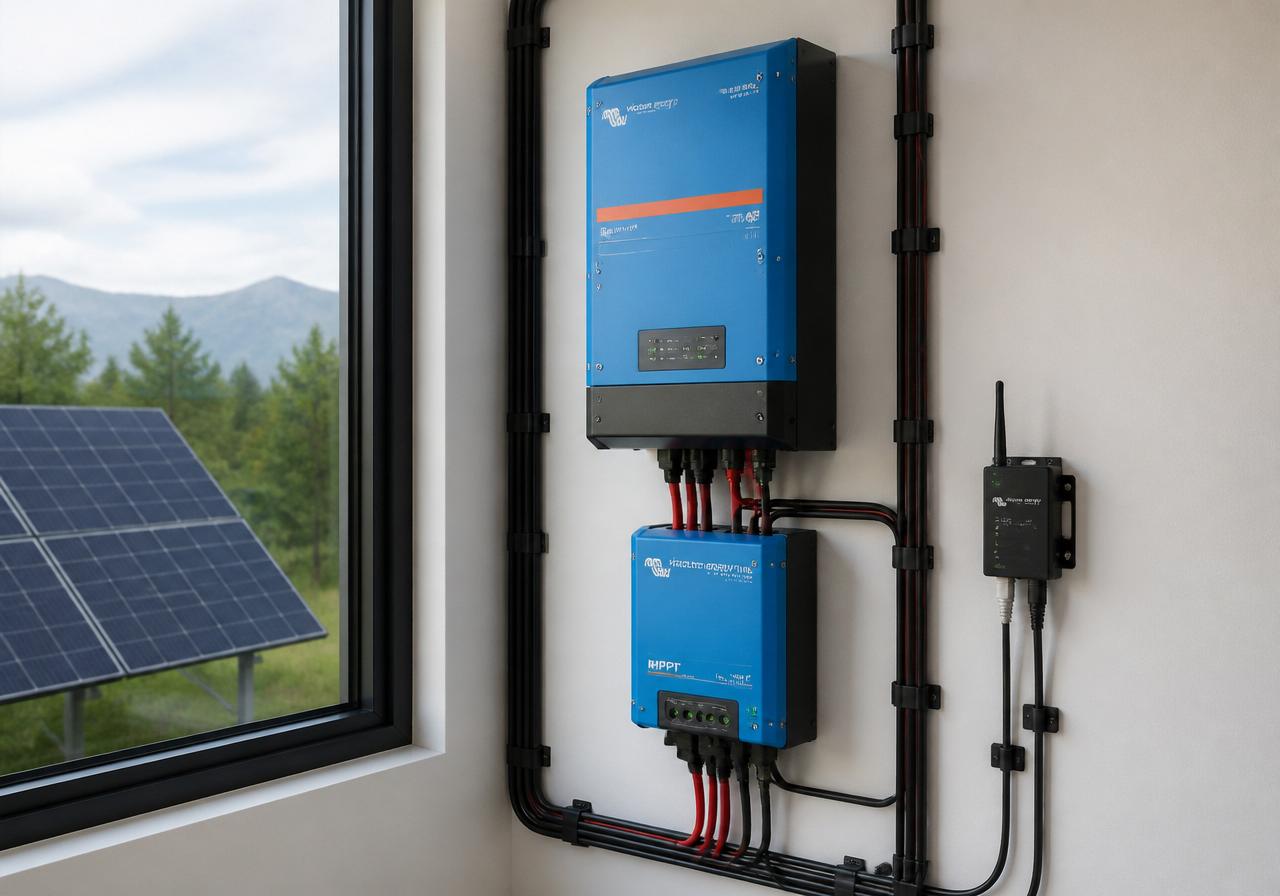 Solar system integration with Victron